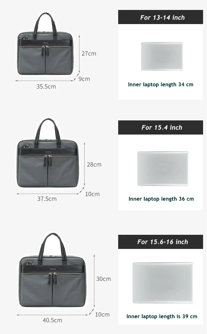 Laptop Bag 13.3,14,15.4,15.6,16 Inch,Briefcase Man Lady Women Shoulder Messenger Case For Macbook Air Pro Notebook Computer PC