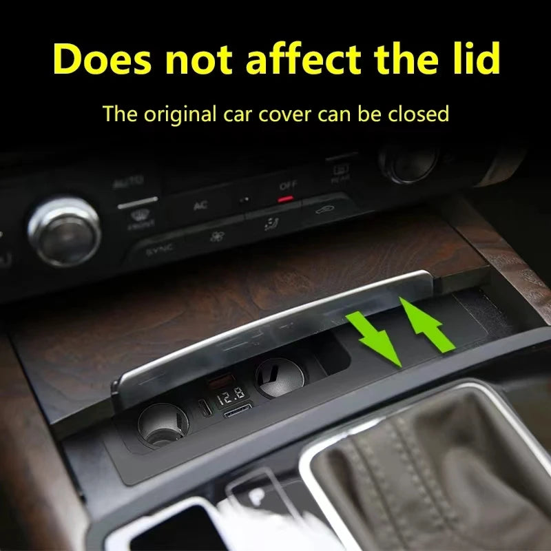 Car wireless charger for Audi A6 C7 A7 S6 RS6 S7 RS7 2011-2018 phone fast charging pad mobile holder charge accessories interior