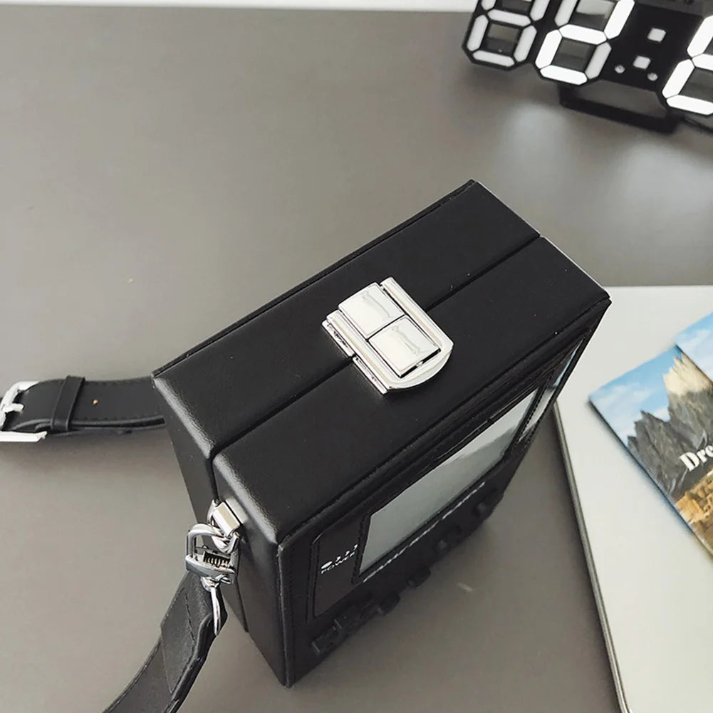 Messenger Bag for Women Game Console Shape Small Purse PU Leather Adjustable Strap Hobo Bag for Work Travel