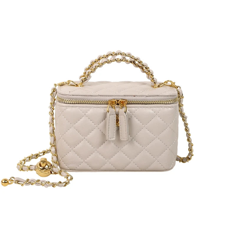 Classic Designer Elegant Leather Tote Bag For Women With Minimalist Solid Color And Trendy Design Crossbody Handbag Luxury