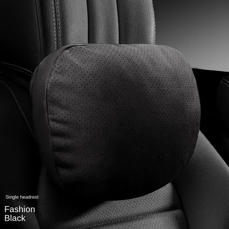 Adjustable Car Headrest with Lumbar Support - Maybach Design, S-Class Style, Soft High-Quality Universal