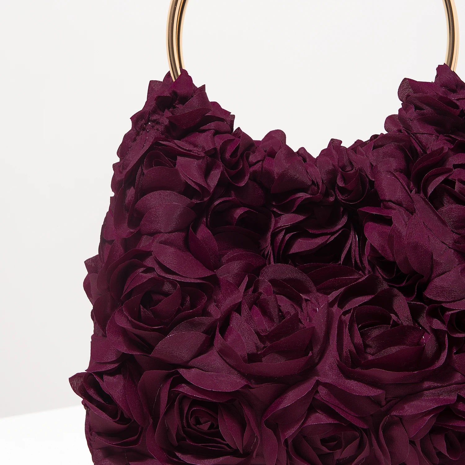 Luxury Rose Flower Tote Bags for Ladies， Prom Dresses for Women， Bag for Women Elegant， Wedding Items， Party Bag（Random Pattern）