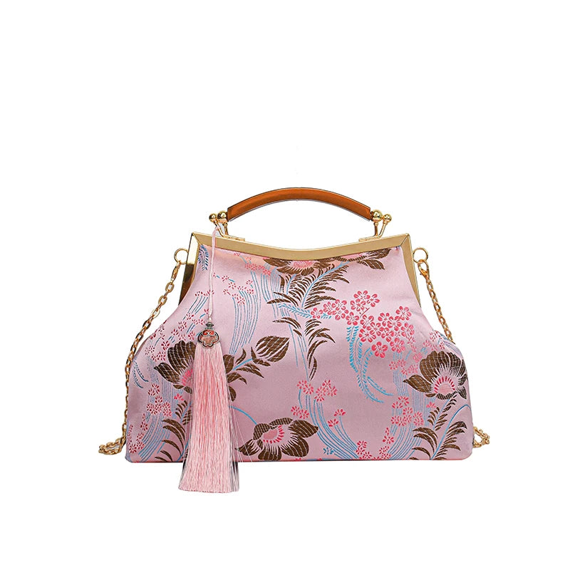 Luxury Women Party Dinner Bag Fashion Ladies Dinner Bag Elegant Wooden handle Simple Formal Gorgeous Crossbody Daily use Purse