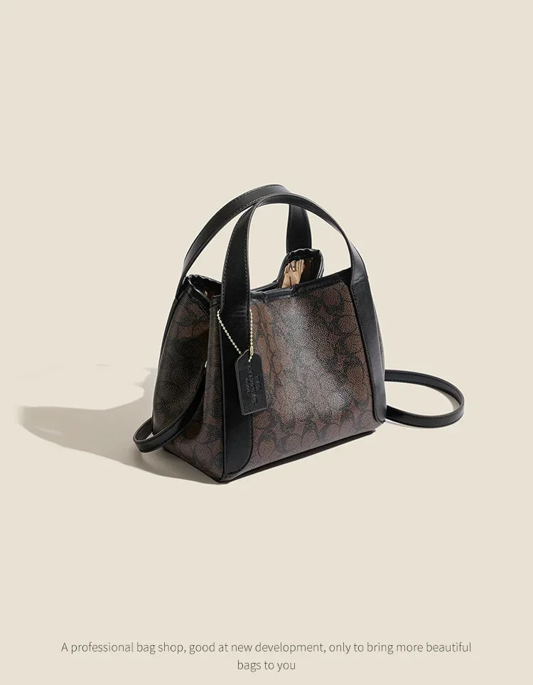 Premium Edition Women Crossbody Bag Luxury Vintage Leather Handbag High End Shoulder Tote Luxury Series