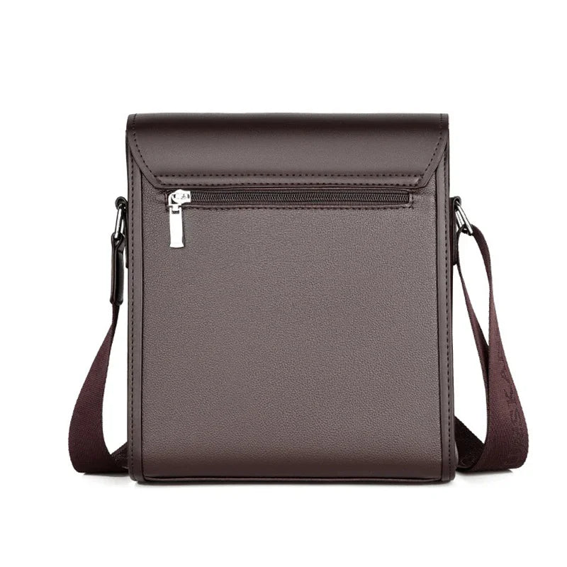 Luxury Brand Men Shoulder Messenger Bags Large Business Crossbody Bag for Male 2025 Vintage Handbags Leather Ipad Bag Husband