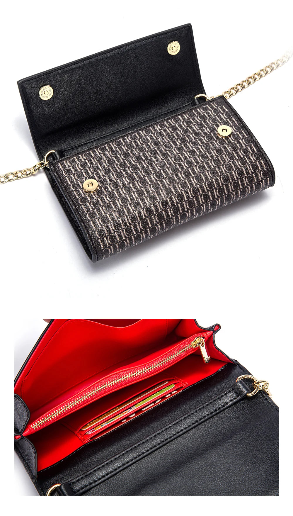 Minimalist Fashionable Exquisite Women's Shoulder Bag with Chain Shoulder Strap Design Versatile for Commuting and Gatherings