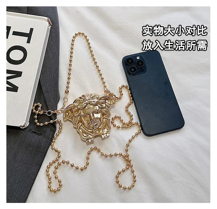 Luxury Designer Women's Leather Crossbody Bag Elegant Shoulder Handbag For Ladies Classic Stylish Tote Messenger Purse