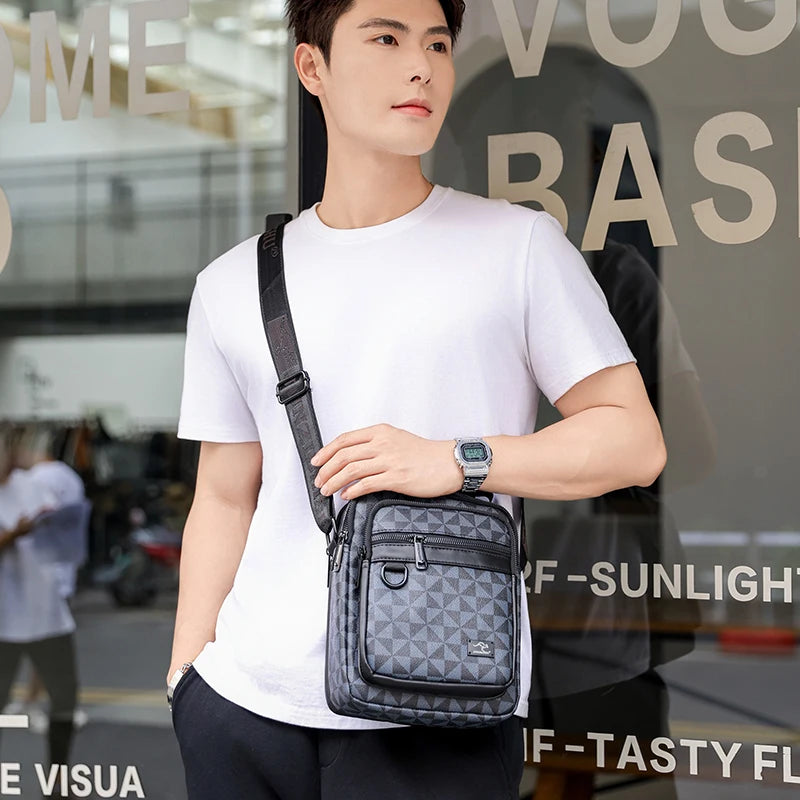 Luxury Brand Business Backpack New Men Bag High Quality Crossbody Bag Man's Handbag Shoulder Bag Multi-Functional Men Travel Bag
