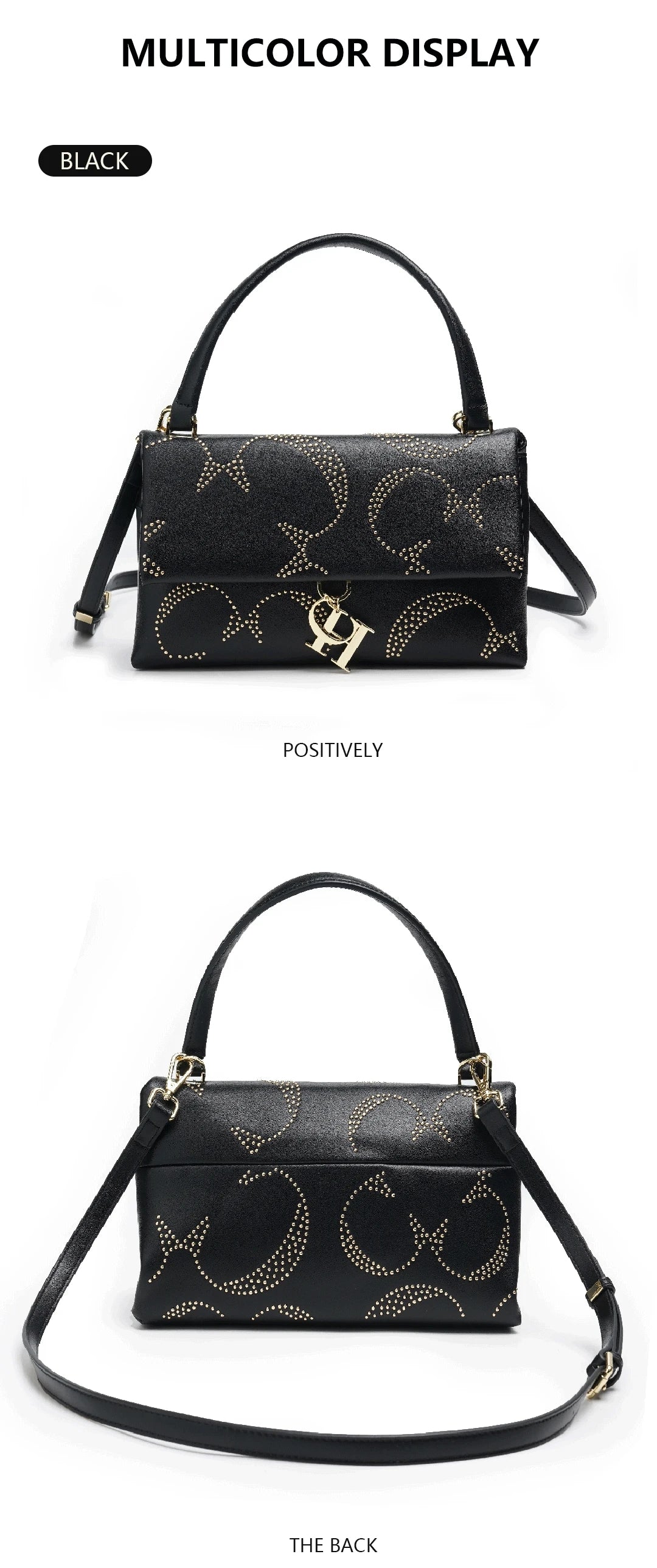 Luxury Women's Crossbody Bag Classic Gold Chain Hardware Accessories Women's Leather  Fashion Designer Women's Shoulder Bag