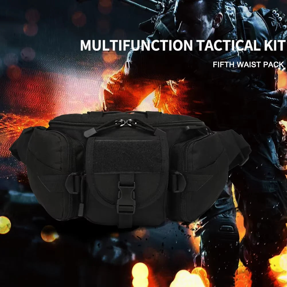 Fanny Pack High Quality Outdoor Sports Waist Pouch Multipurpose Belt Bags for Camping Hiking Traveling Running Fishing