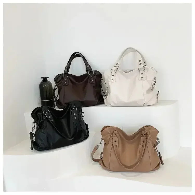 Female Hobo Handbag Large Capacity Shoulder Bags Big Stylsih Tote Bag Ladies Soft Leather Hobos Messenger Bags Women Shopper Bag