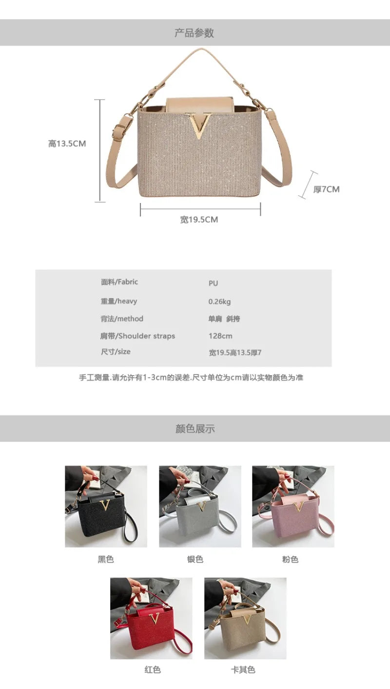 Women's Messenger Bag In High-Quality Leather Featuring Classic Elegant Design From Luxury Brand Popular Choice