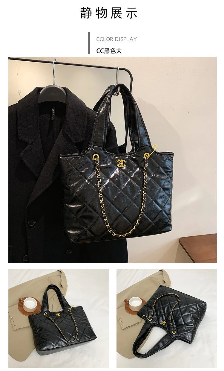 Luxury Brand Popular Classic Handbags For Ladies, Leather Tote Bags With Crossbody, Elegant Women's Fashion