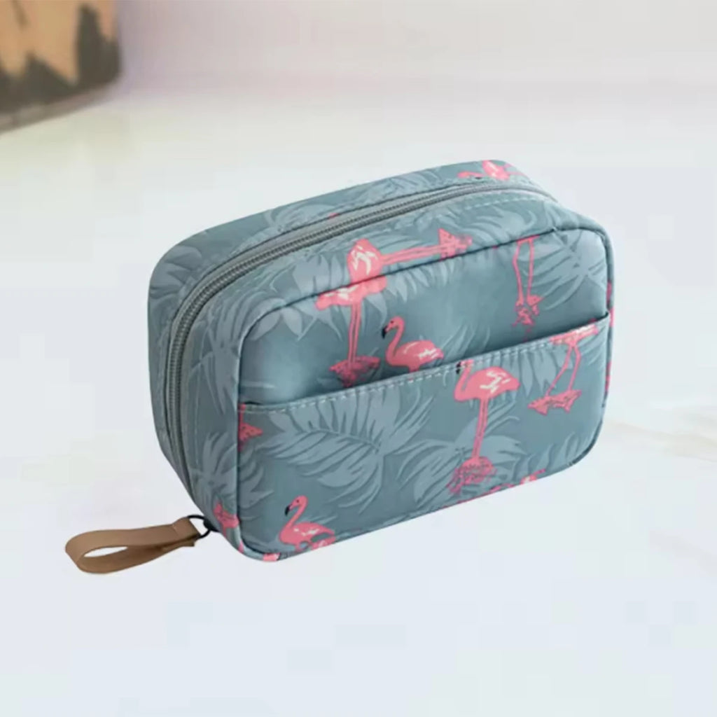 Fashion Mini Cosmetic Bag Women Flamingo Makeup Bags Travel Organizer Toiletry Kits Portable Makeup Bags Beautician