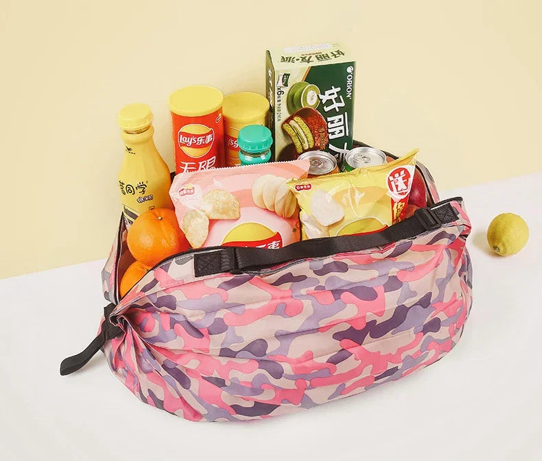 Women Shopper Bag Japanese Large Folding Tote Bag Travel Organizer Eco Shopping Bags Lady Market Bag Mujer Foldable Pouch Bolsos