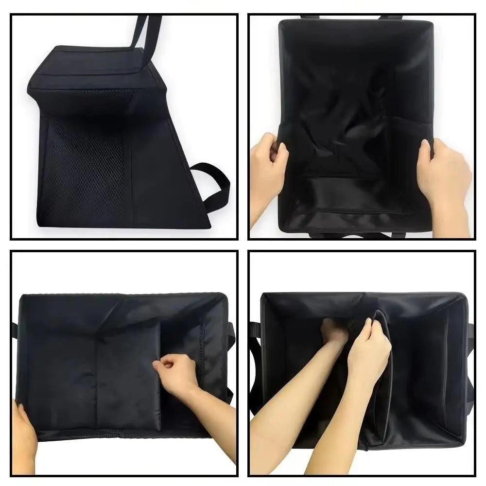 Car Seat Organizer, Foldable Car Storage Organizer Rear Seat Large Storage Bag  For Car SUV Truck Truck Travel Accessories