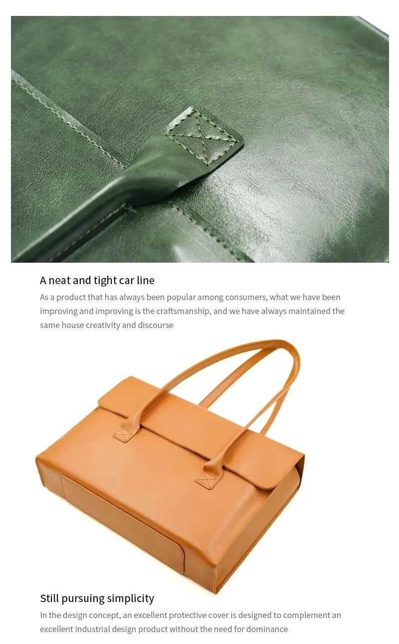 New Ladies 15 16 Inch Laptop Bag Handbag For MacBook Pro 16.2 Lenovo MateBook HP Dell 15.6 Shoulder Bag