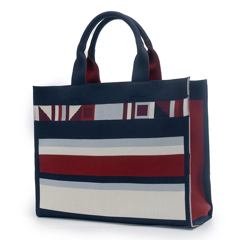 Luxury Brand Designed Women's Bag with Multi-color Splicing High-quality Handbag Exquisite Retro Multifunctional Shoulder Bag