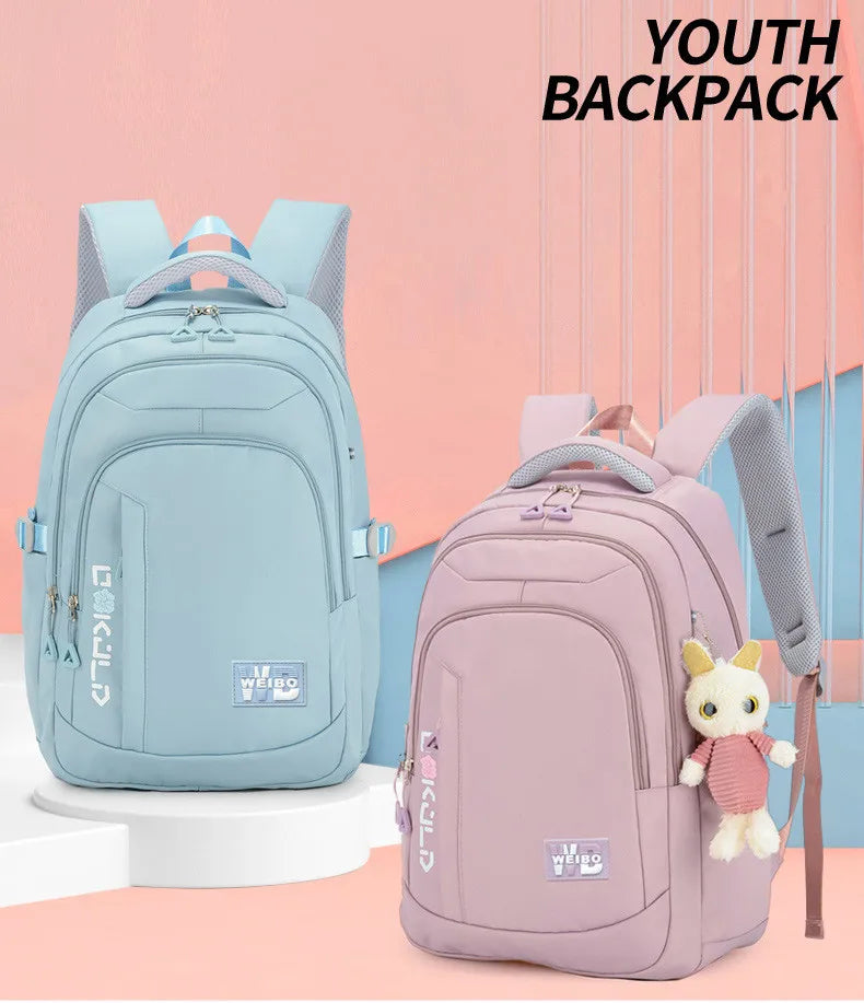 Backpack School Bag Girl Back Pack For Children Kid Child Teenager Female Class Schoolbag Primary Women Bagpack Teen Bookbag Kit
