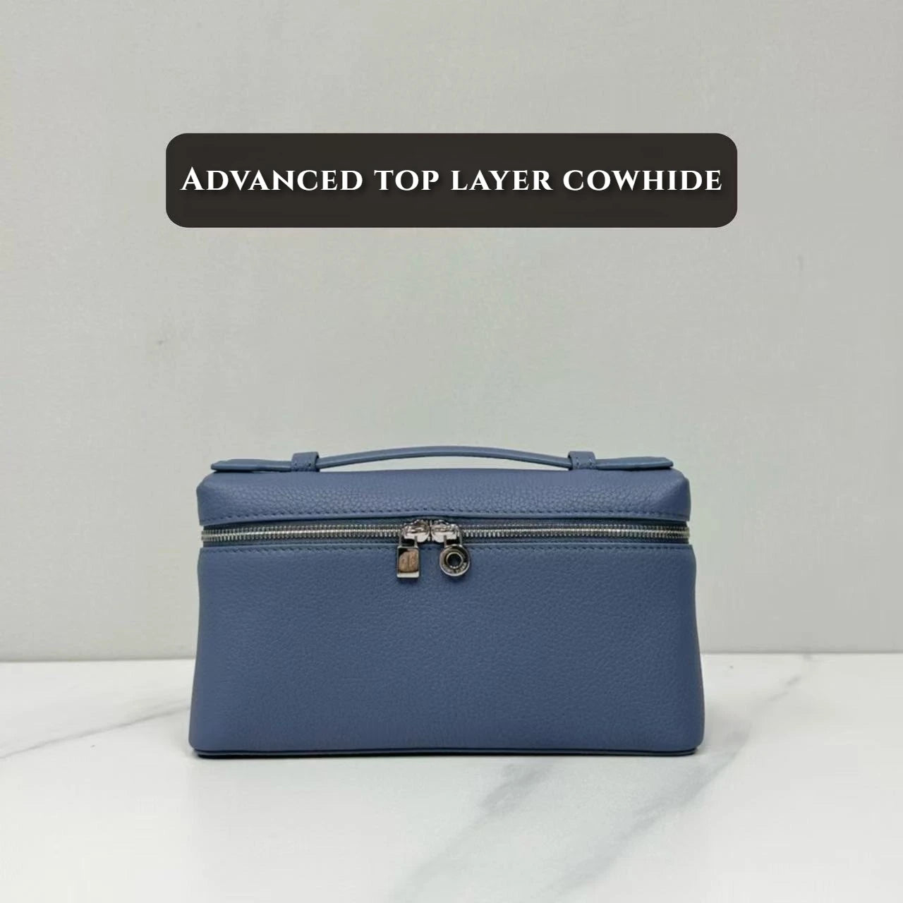 Luxury Handmade Leather Crossbody Bag Women's Chic Shoulder Box Purse Lunch Tote Celebrity Inspired