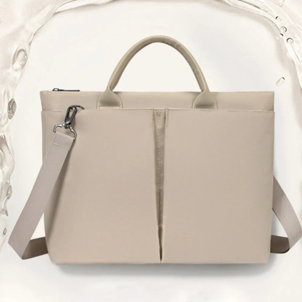 15.6inch Portable Laptop Bags Shoulder Strap with Handle Laptop Handbag Lightweight Solid Color Notebook Sleeve Bag Travel