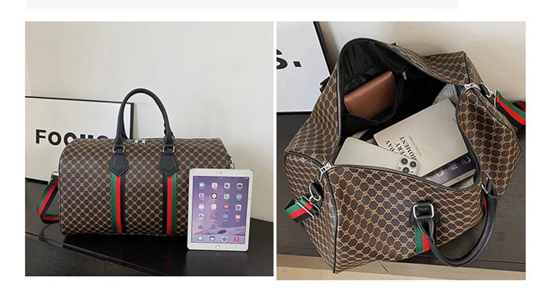 Luxury Travel Women's Bag Duffle Totes Gym Sports Fitness Business Large Capacity Casual Luggage Handbag Outdoor Weekend Bag