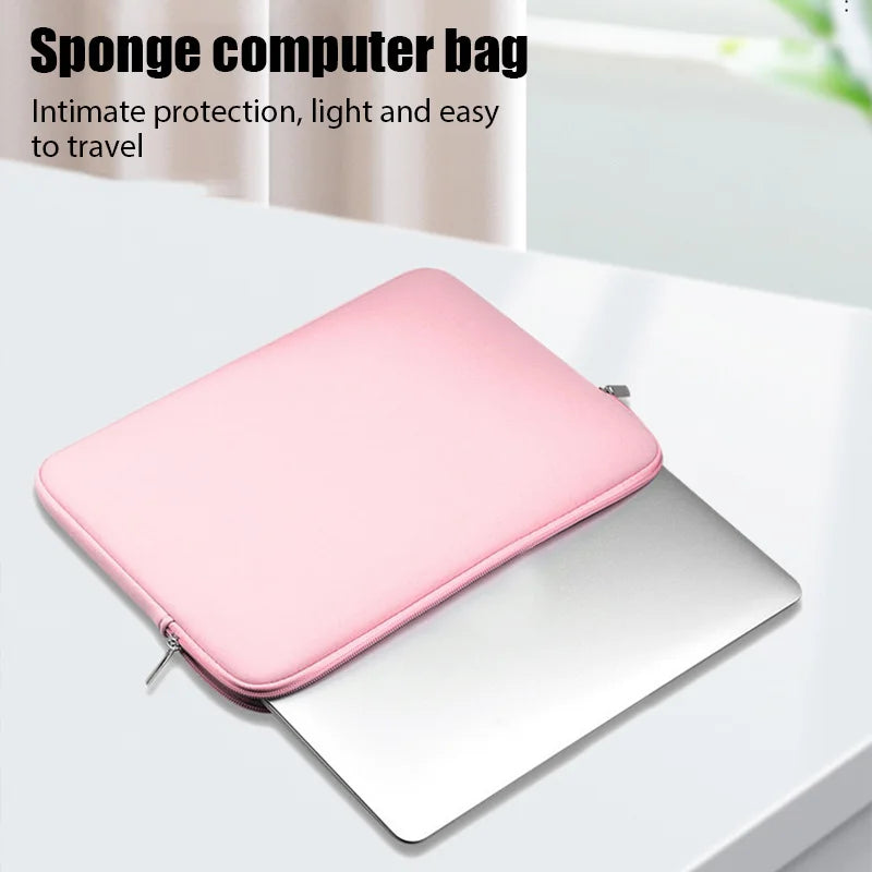 Portable Laptop Bags 6-15.6Inch Laptop Sleeve Bag Soft Notebook Case for Macbook Dell Pouch Skin Cover Travel Business Briefcase