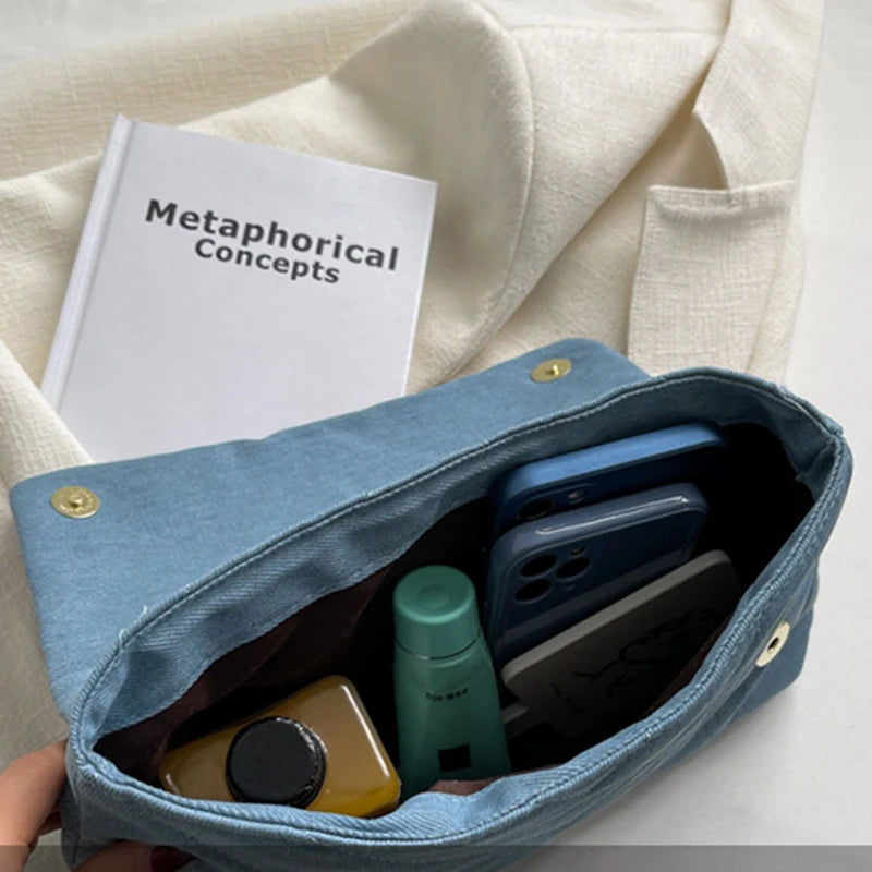 Fashion Summer Jeans Denim Bags Shoulder Crossbody Bag Women Canvas Girl Chain Handbag Luxury Designer Quilted Tote Bags