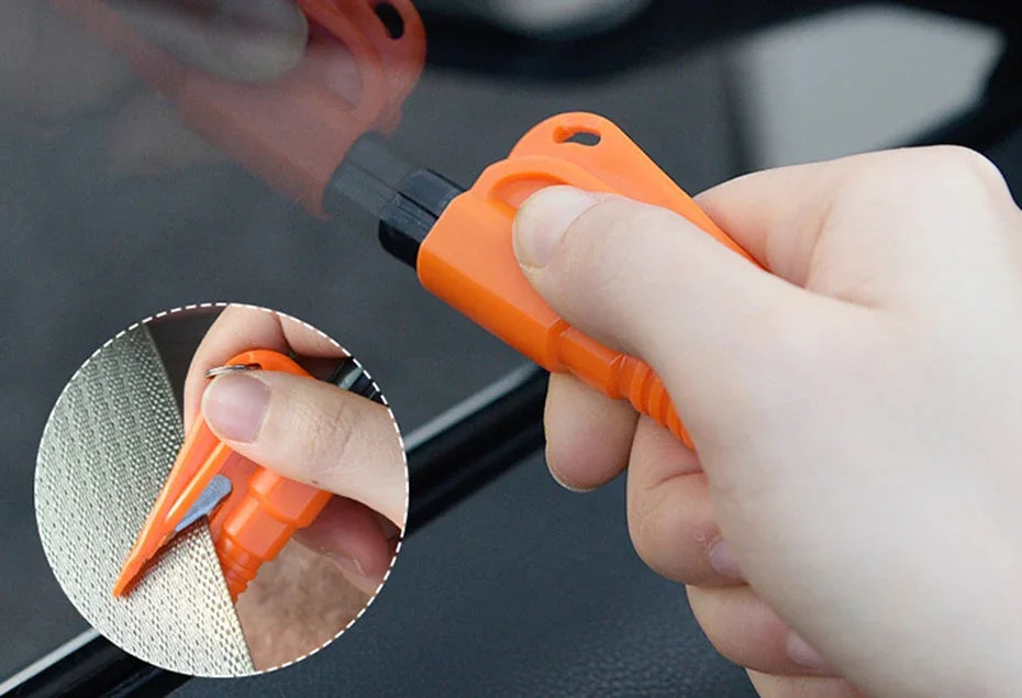 Mini Safety Hammer Keychain Escape Car Life-saving Escape Hammer Window Broken Emergency Glass Breaker