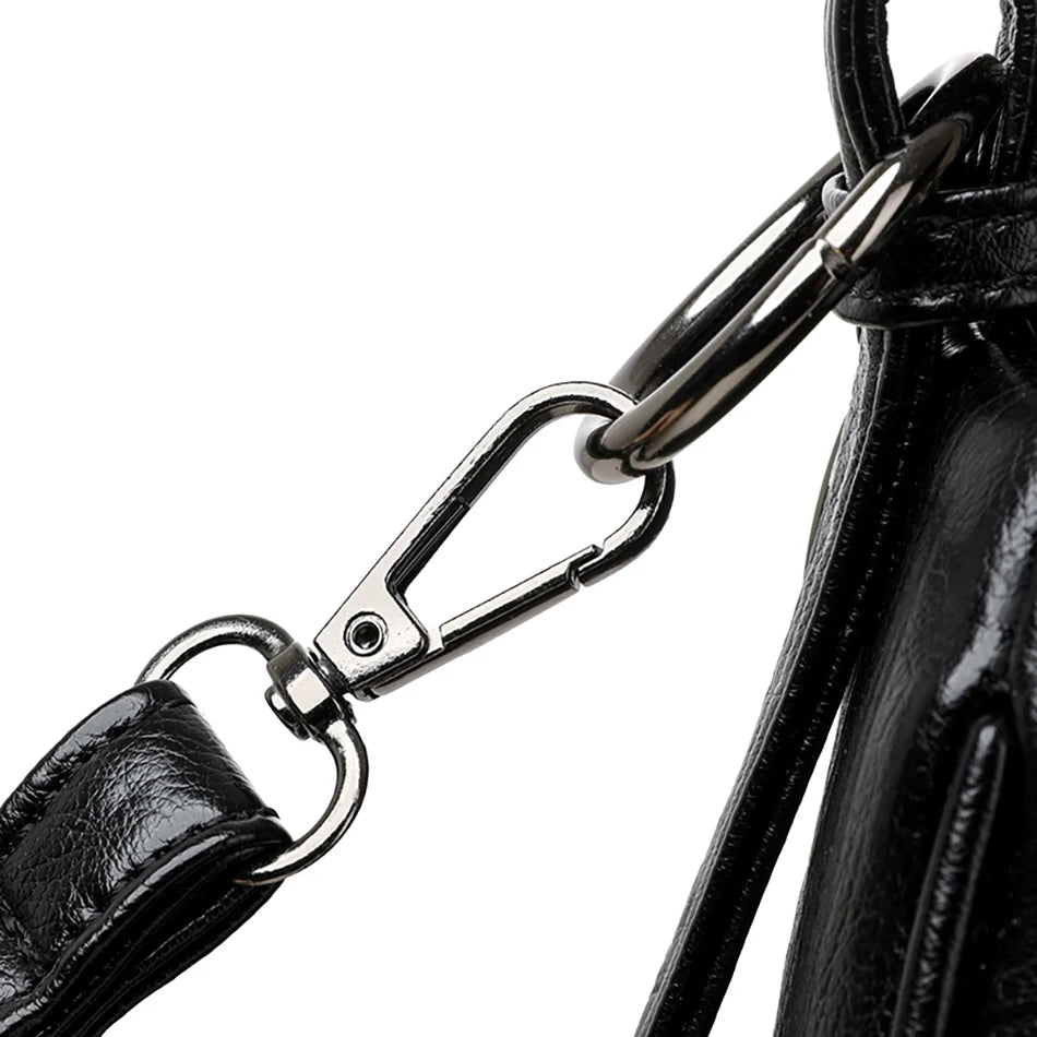 Luxury Designer Ladies Handbags New High Quality Leather Shoulder Bag for Women Female Retro and Minimalist Crossbody Bag Purses