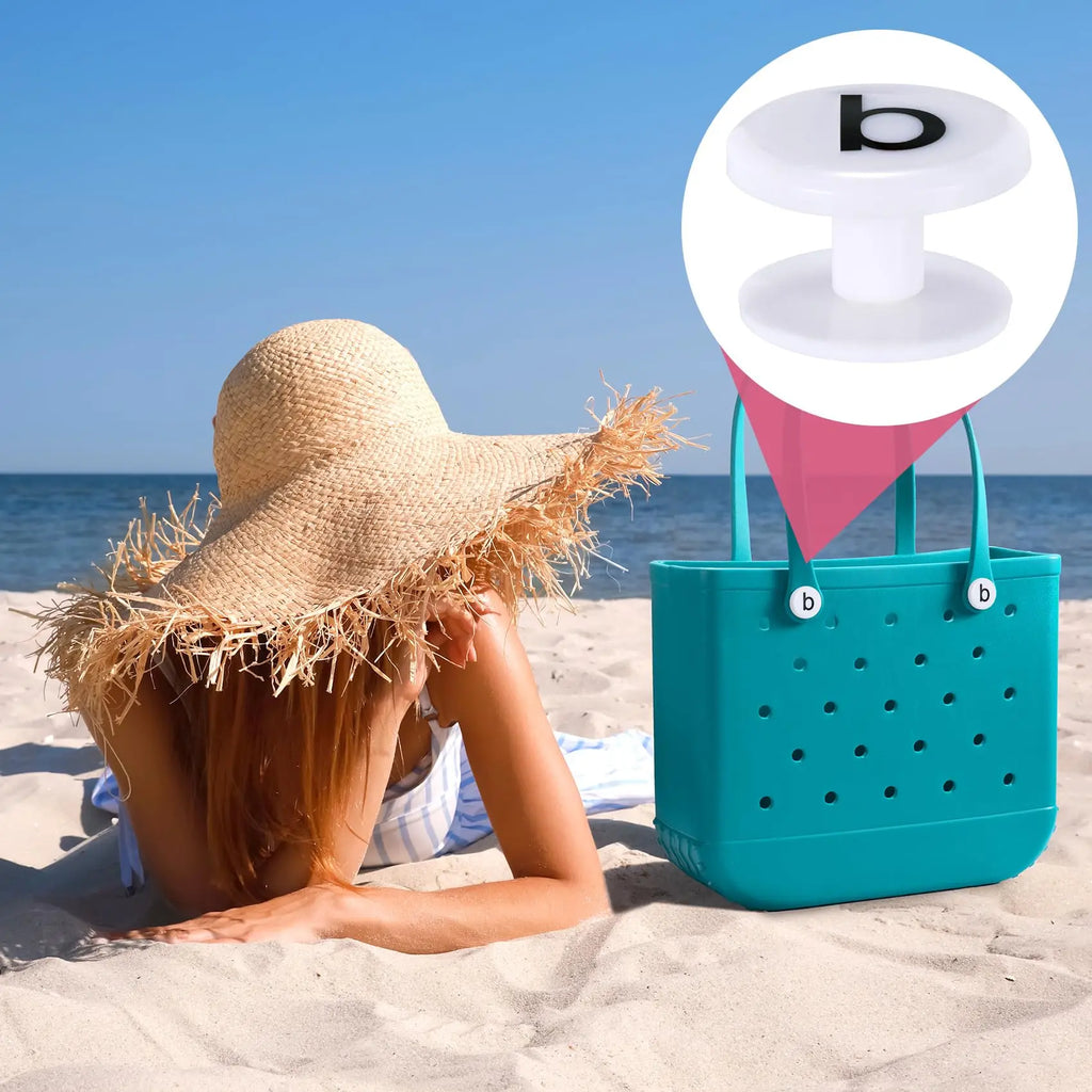 Luxury Beach Tote Bags For Women EVA Rubber M L XL Size Waterproof Travel Picnic Storage Basket Girls Shopping Handbag Bag