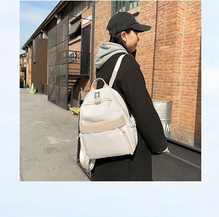 Luxury Brand Lady Fashion Backpacks High Quality Large Capacity Shoulder bags Waterproof Multi Functional Women's Handbags