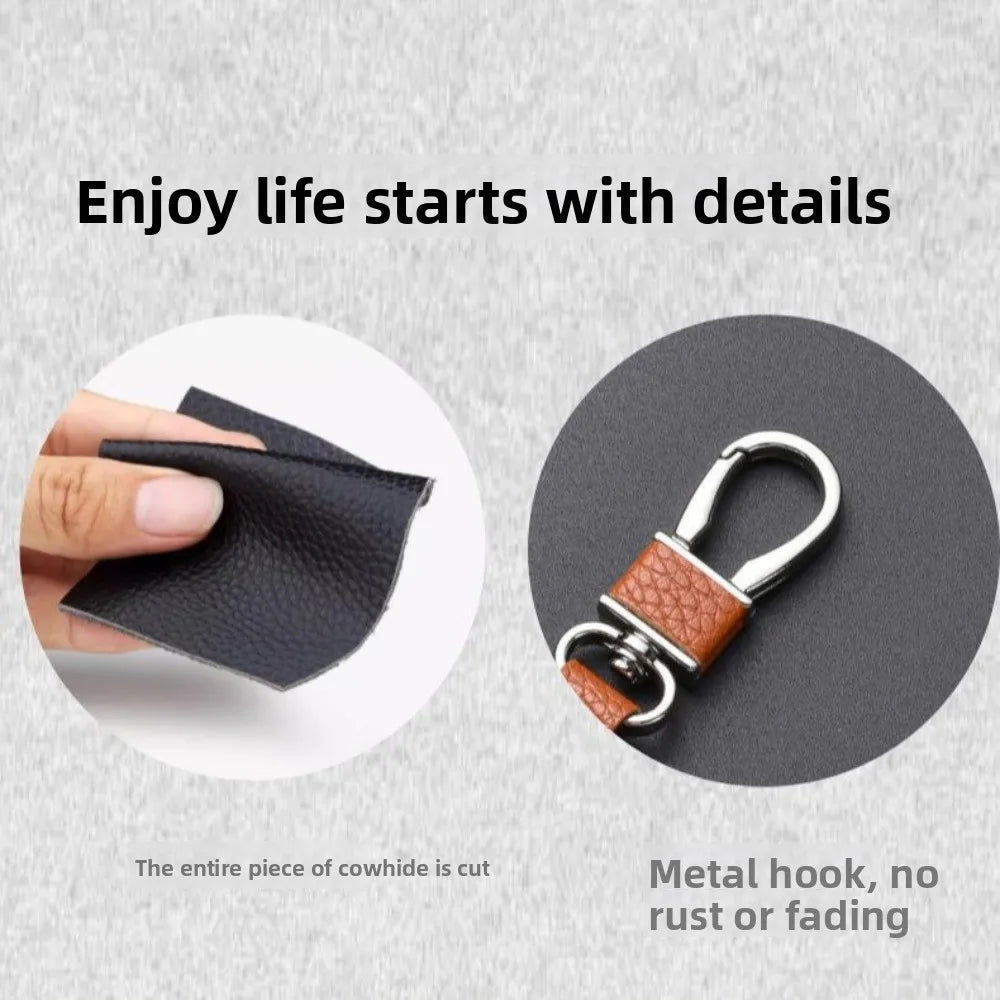 Luxury Car Key Bag Large Capacity Zipper Closure Mini Storage Bag Organizer Protection Cover Keychain Holder Travel Essential