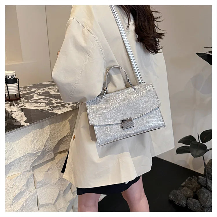 ‌2025 New Luxury Handbag - Crossbody/Shoulder Purse, Premium Leather Square Bag for Women, Stylish & Versatile Daily Accessory
