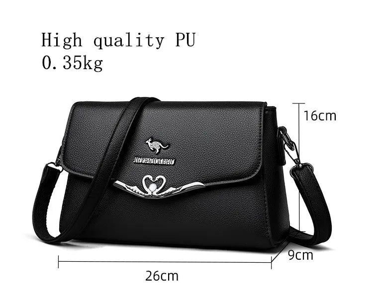 Luxury Designer Women Shoulder Bag New High quality PU Leather Women Crossbody Square Bag Fashion Trend Messenger Bags wallet