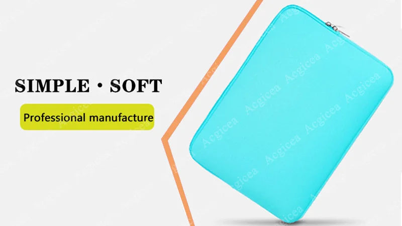 Portable Laptop Bags 6-15.6Inch Laptop Sleeve Bag Soft Notebook Case for Macbook Dell Pouch Skin Cover Travel Business Briefcase
