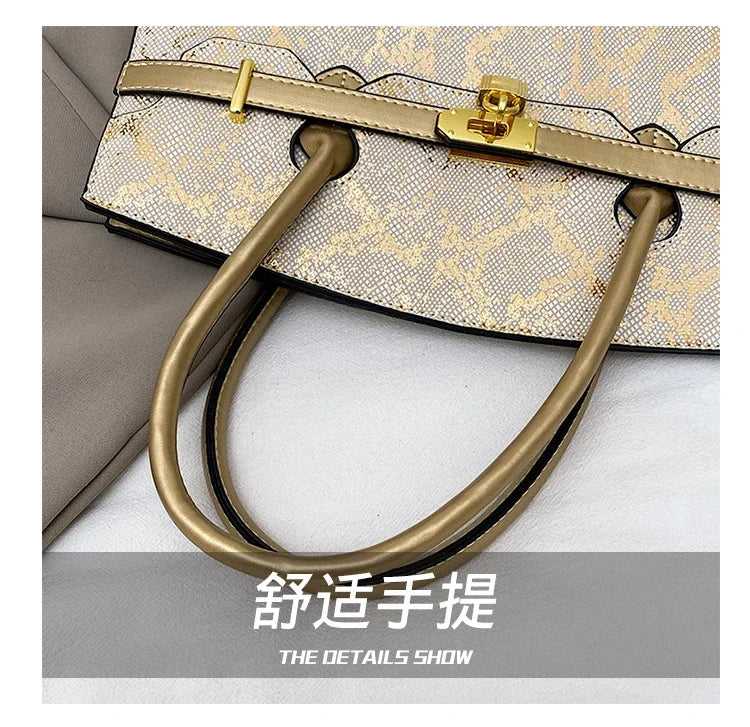 Vintage Opulent Heritage Women Shoulder Bag Luxury Leather Crossbody Bag High End Tote