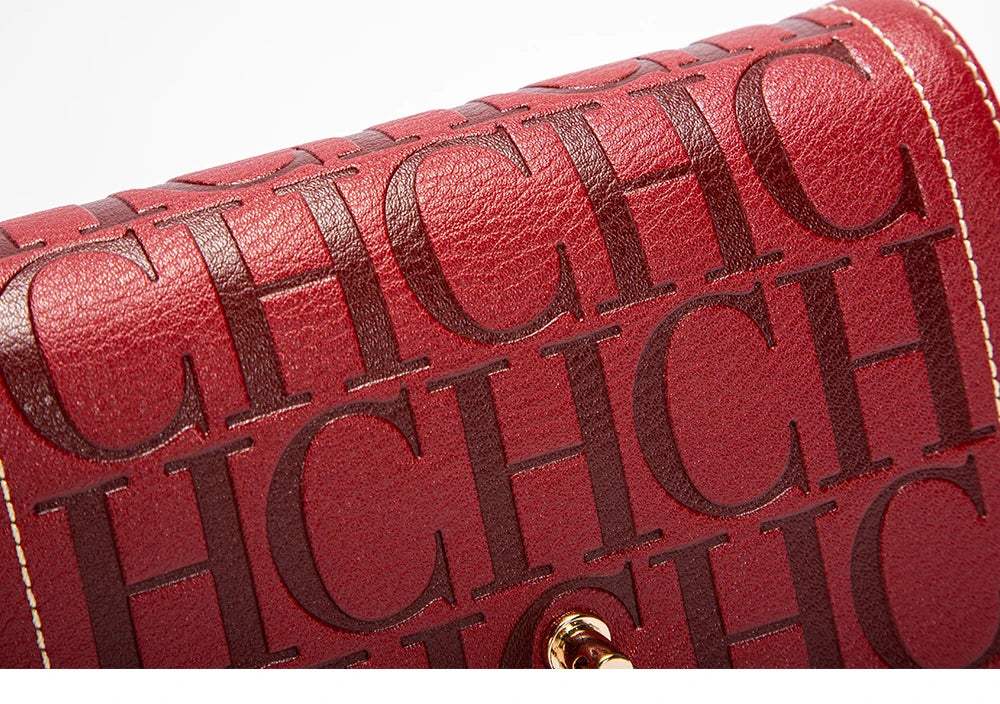 Fashionable Classic Light Luxury Letter PU Material Crossbody Bag Design Exquisite Craftsmanship Women's New Shoulder Bag