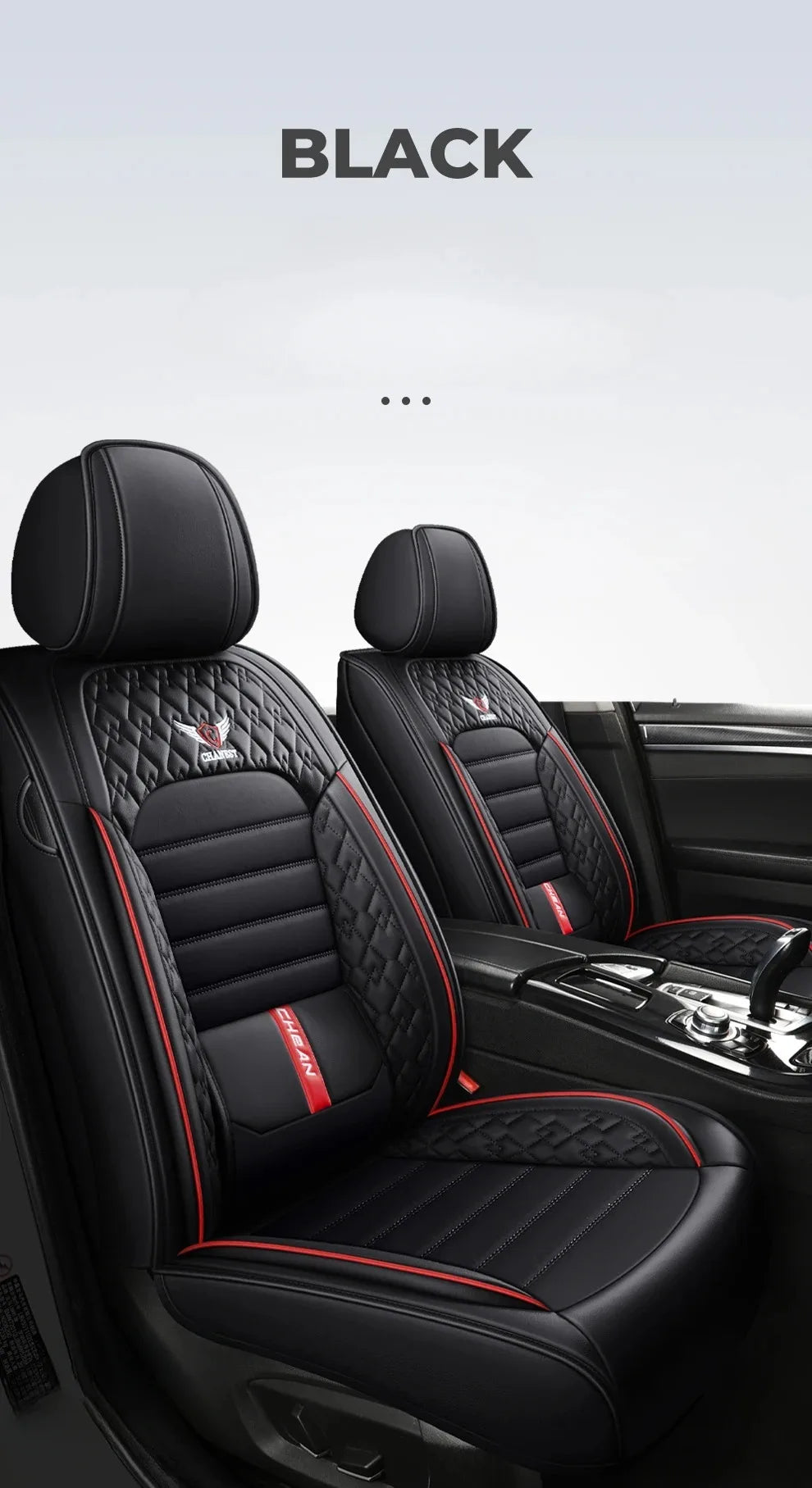 Ultra-Comfy & Durable Full-Wrap Leather Car Seat Covers – Premium Craftsmanship, All-Season, Universal Fit for Most Vehicles
