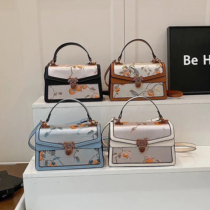 Luxury Handbags Famous Brand Women Bags Designer Lady Small Printing Crossbody Bags Pu Leather Women Shoulder Handbags