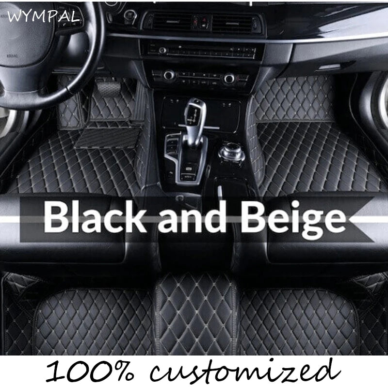 Custom Car Floor Mat for Audi A6 C7 Sedan sportback Allroad Avant 2007 2008 2009 2010 2012 2013 2014 2015 2016 2017 2018 styling