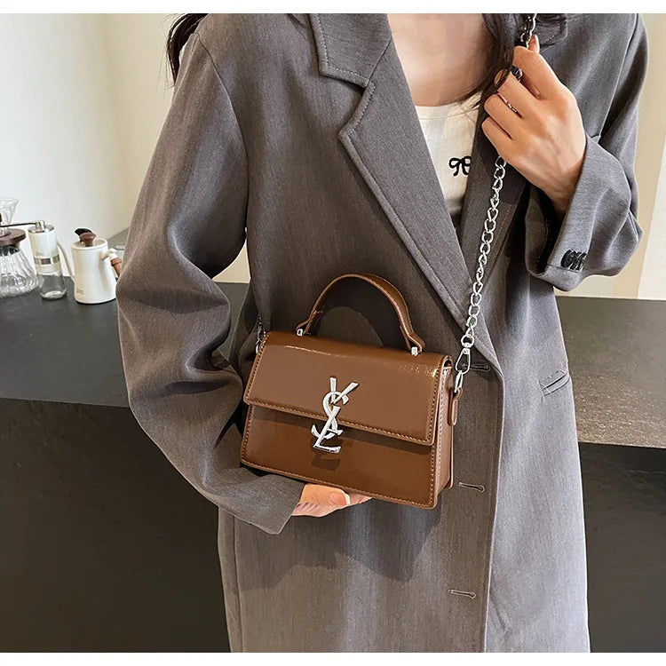 Designer style bag - 2025 hit product - Retro high-end evening bag Classic and versatile chain strap crossbody small square bag