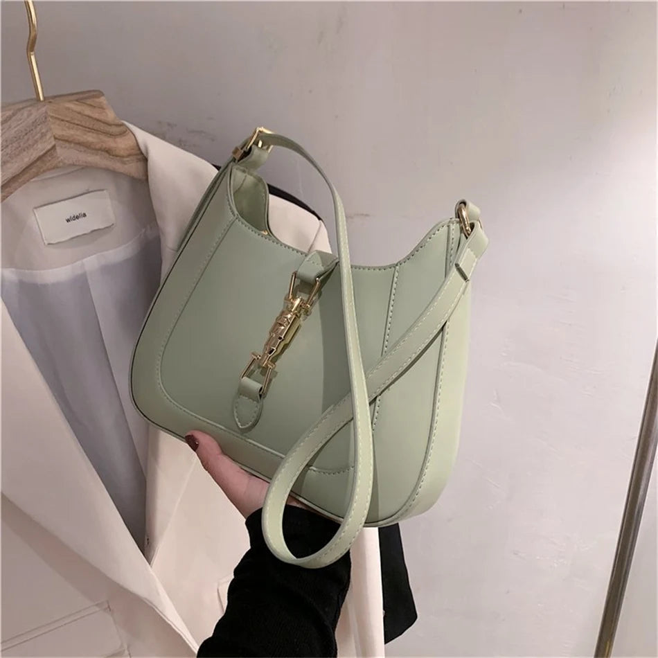 Luxury Brand Purses and Handbag Top End Quality Designer Leather Shoulder Crossbody Bag for Women 2022 Fashion Underarm Girl Sac