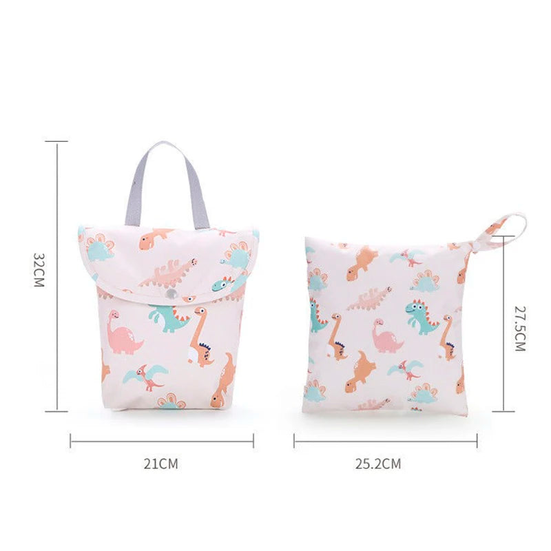 Portable Diaper Lightweight Bags Durable Baby Diaper Bags Storable Baby Handbag Mom Multi-functional Waterproof Mommy Bag New
