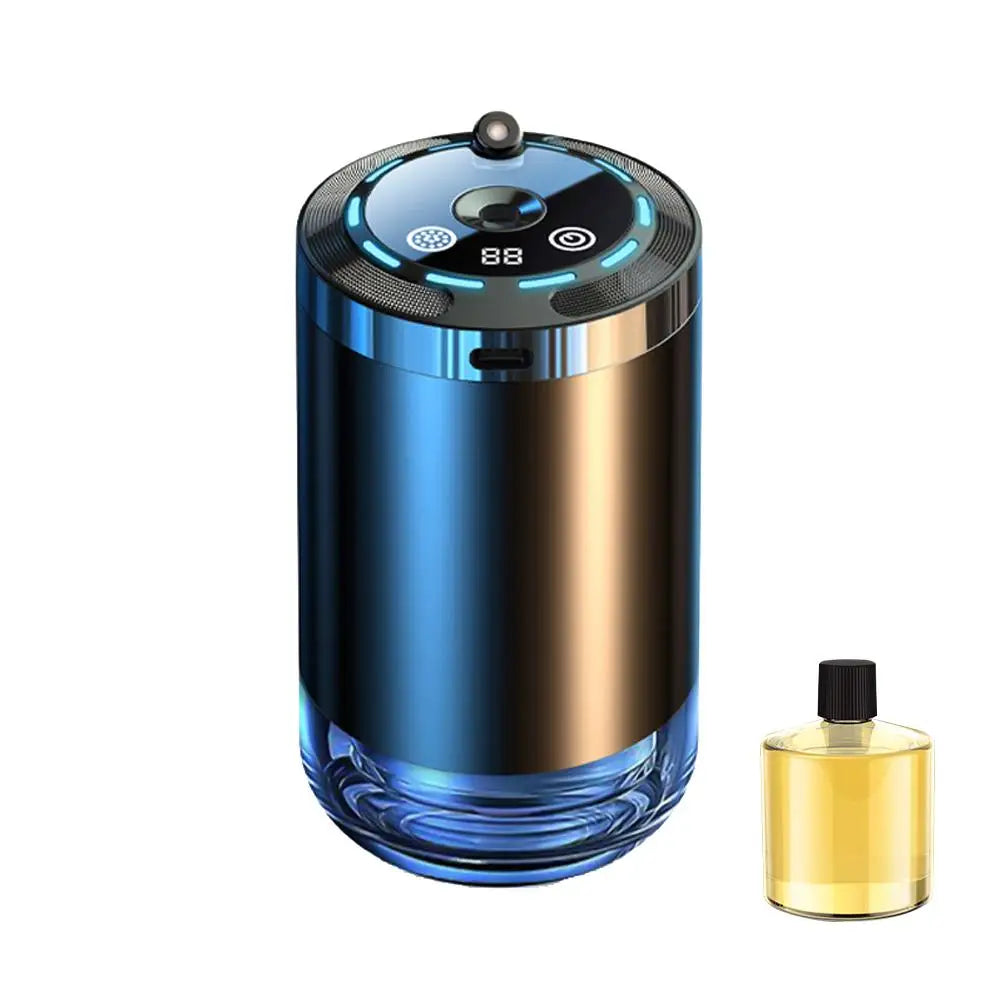 Car Diffuser Humidifier Car Air Freshener Multi-Function Aromatherapy LED Light USB Charger Essential Oil Diffuser Accessories
