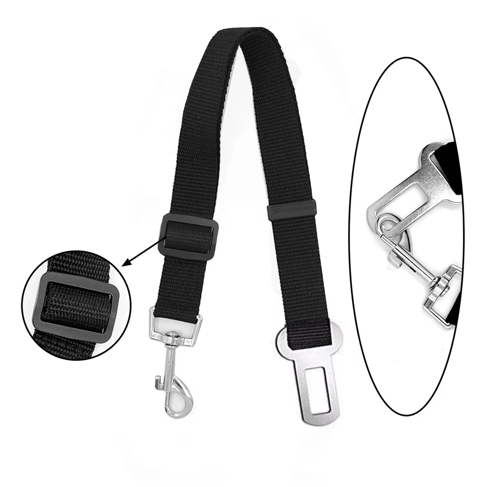 Dog Seatbelt, Adjustable Safety Dog Seat Car Harness Durable Dog Seatbelts for Cars - Dog Car Seat Belt for Dogs Dog seat Belts