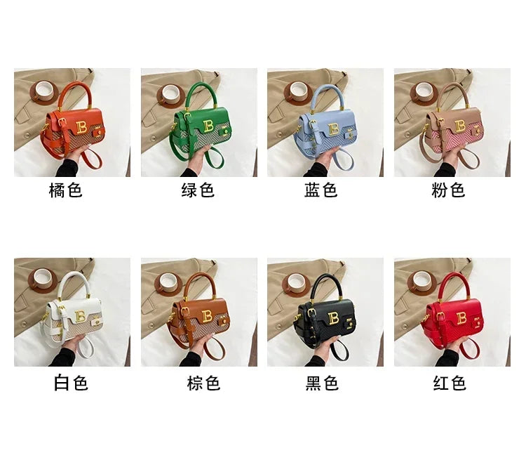 Luxury Macaron Crossbody Bag - 2025 New Small Square Purse, Lightweight Designer Handbag, Fashionable for Women