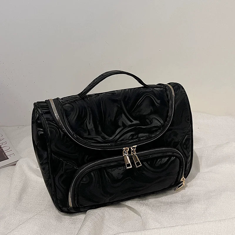 2025 New Luxury Portable Makeup Bag Cosmetics Storage Cases Large Capacity Organizer Travel Toiletry Wash Bag Multifunction Bags