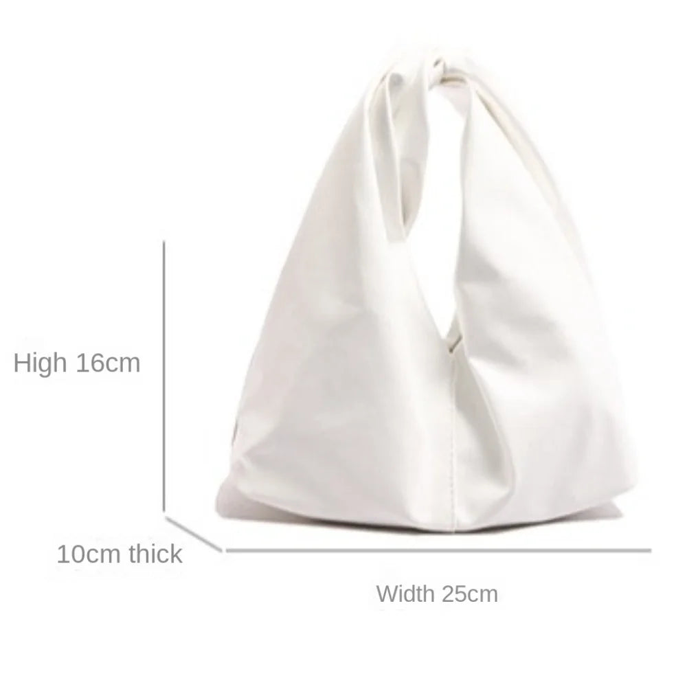 Crossbody Bag Minimalist Hand-held Lazy Casual Large Capacity Commuting Style Single Shoulder Underarm Tote Bag for Women