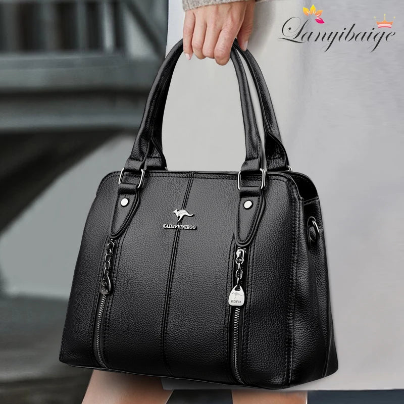Luxury Handbags Woman Bags Designer Big Shoulder Bags for Women's 2024 Trendy Large Capacity Ladies Leather Hand Casual Tote Bag
